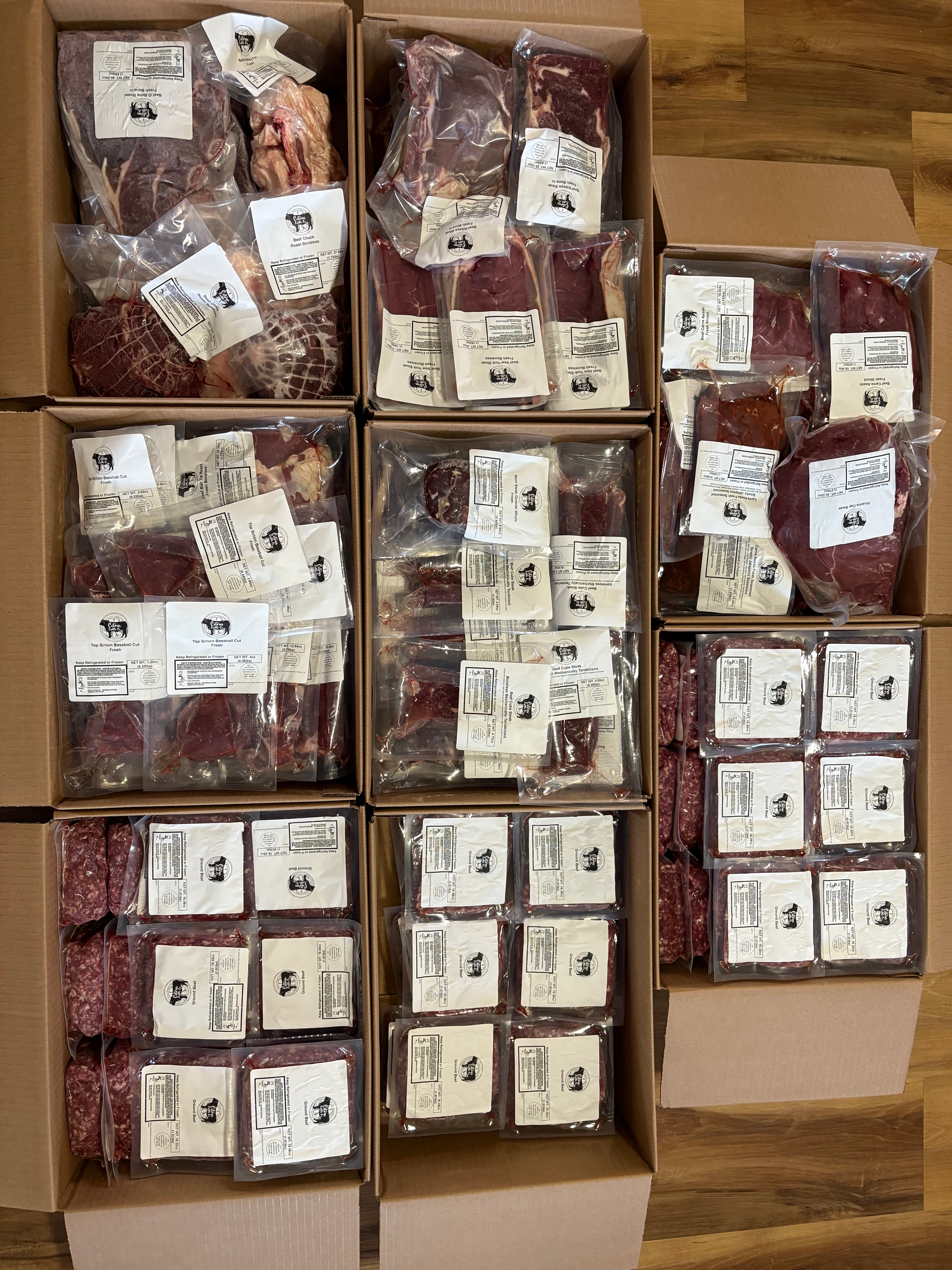 1/2 Beef Share (250lbs*) – Citrus Cattle Company LLC