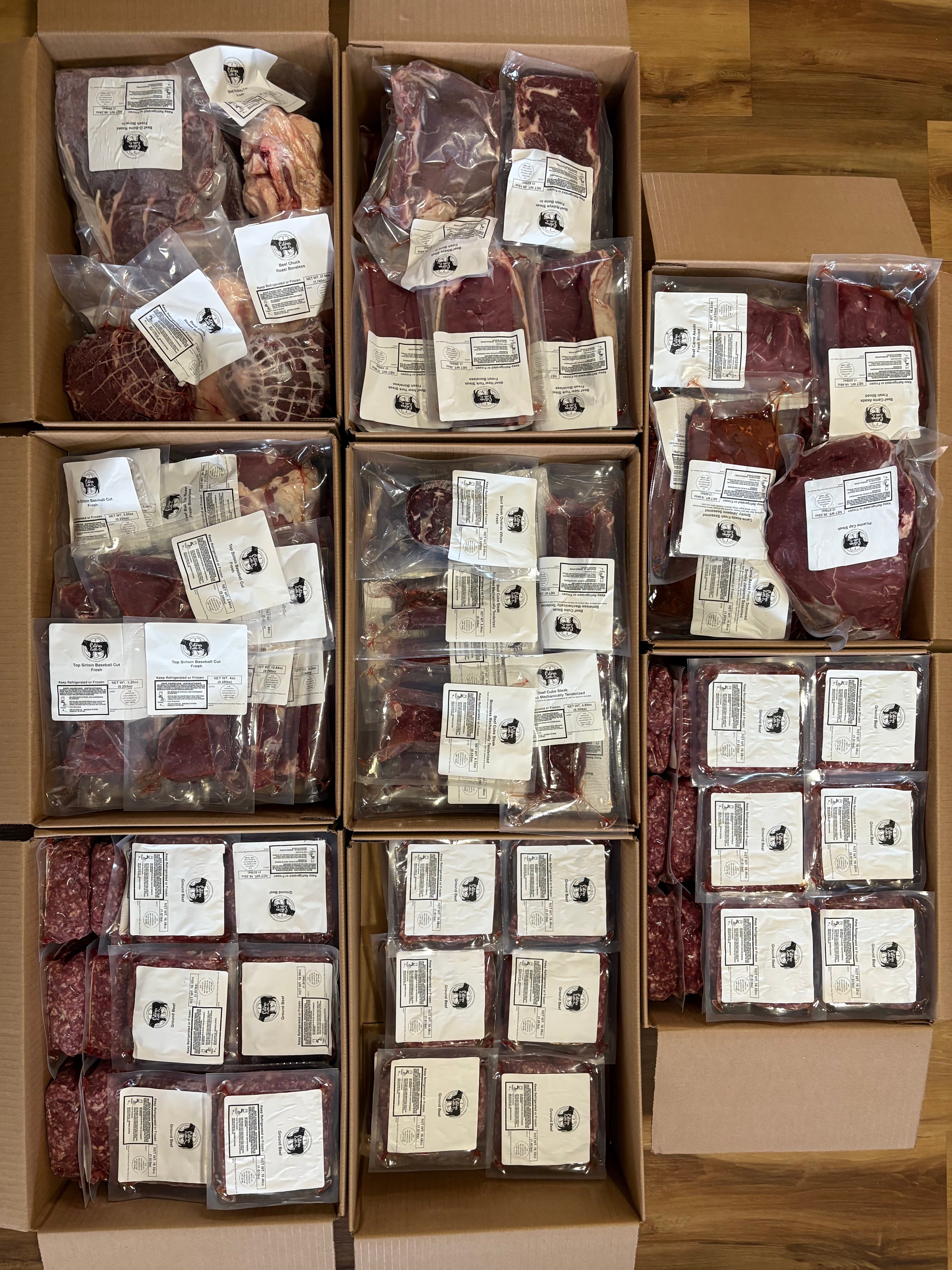 WHOLE BEEF (500lbs*)